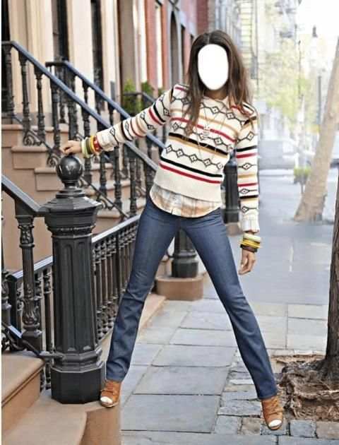 Girls Blue Jeans Selfie screenshot 5
