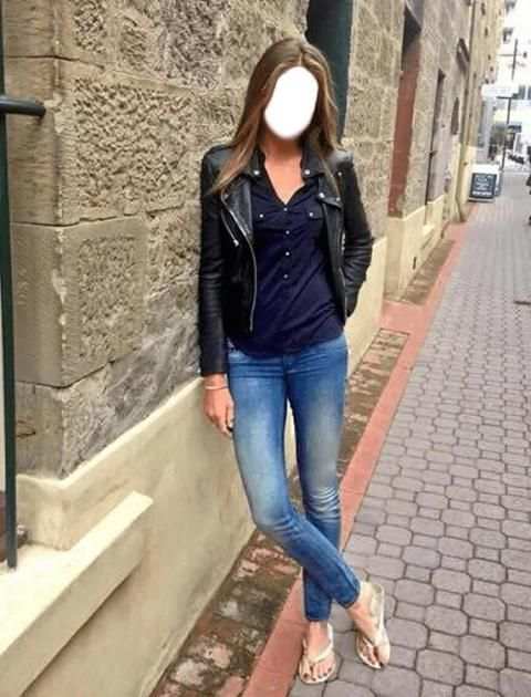 Girls Blue Jeans Selfie screenshot 7