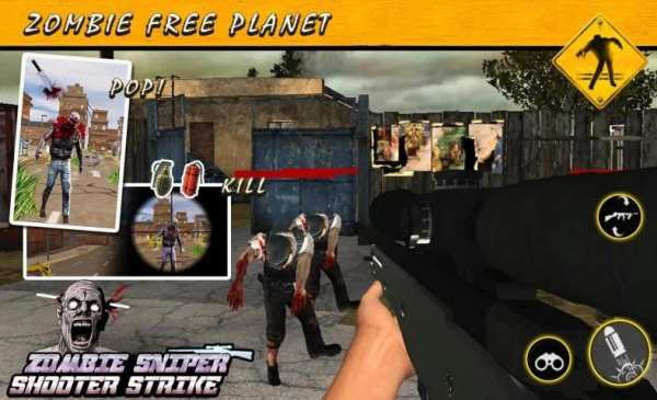 Zombie Sniper Shooter Strike screenshot 1