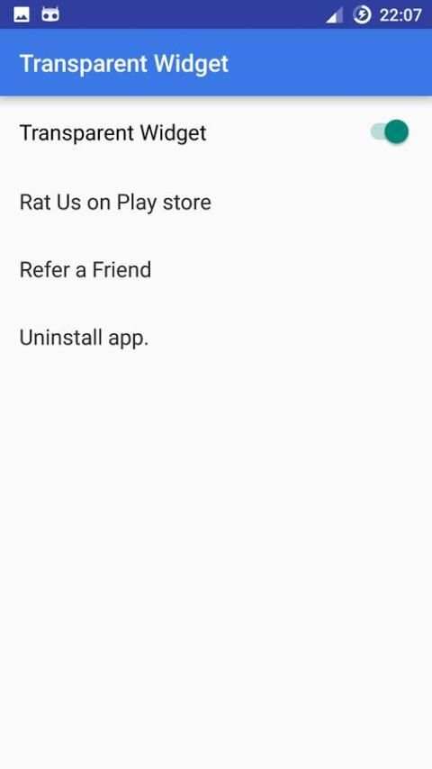 Transparent Widget screenshot 4