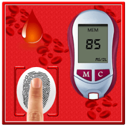 Finger Blood Sugar Test Prank icon