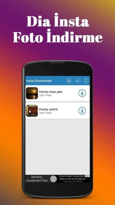 Dia İnsta Foto İndirme screenshot 1