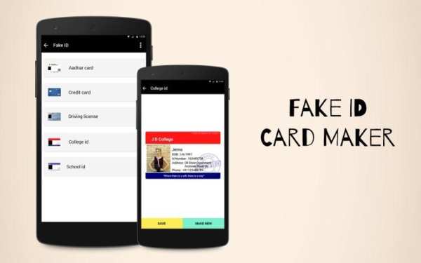 Fake ID Card Maker 1 تصوير الشاشة