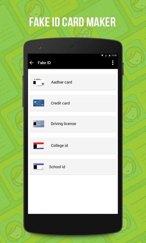 Fake ID Card Maker 4 تصوير الشاشة