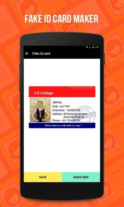 Fake ID Card Maker screenshot 3