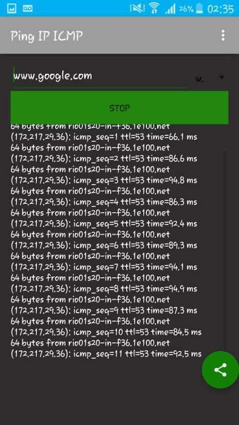 Ping IP Host screenshot 4