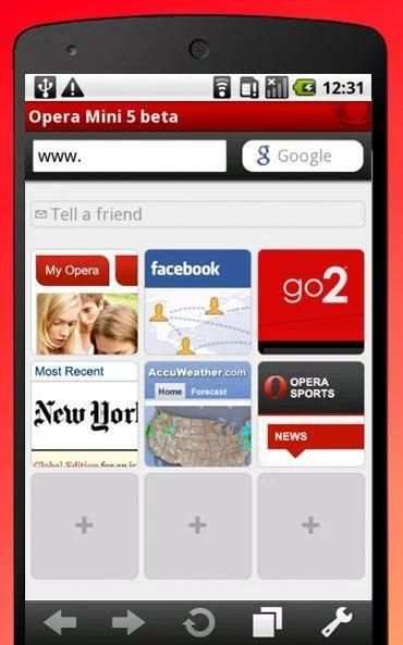 Fast Opera Mini Browser tip... скриншот 3