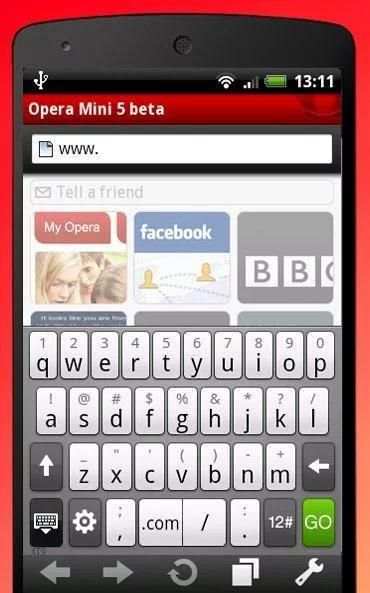 Fast Opera Mini Browser tip... скриншот 2