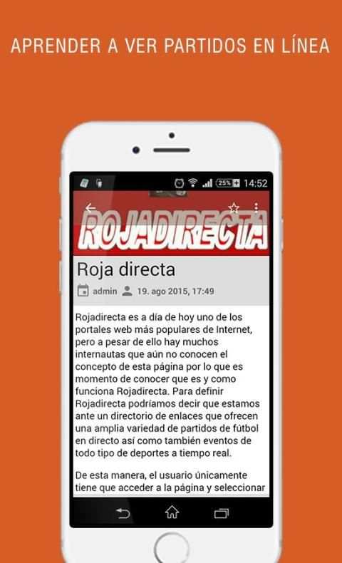 Ver roja directa partidos screenshot 2