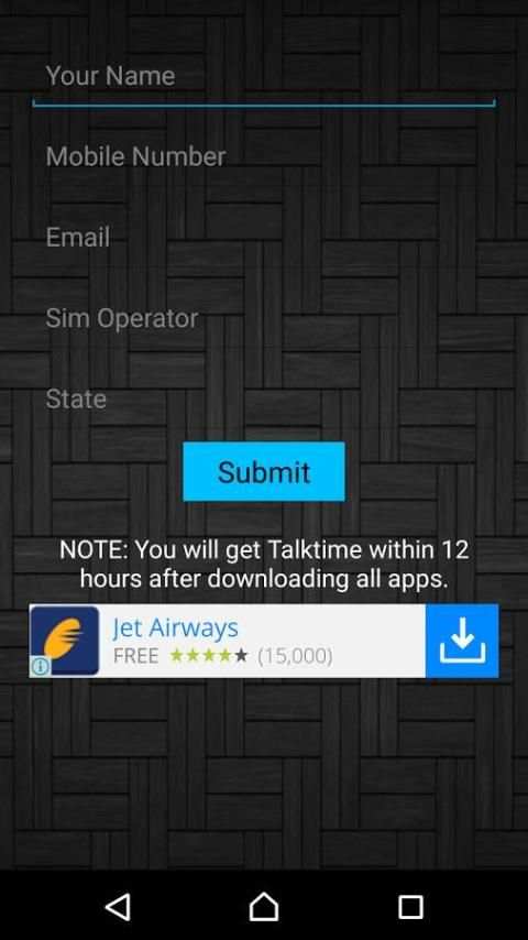 Earn TalkTime स्क्रीनशॉट 1
