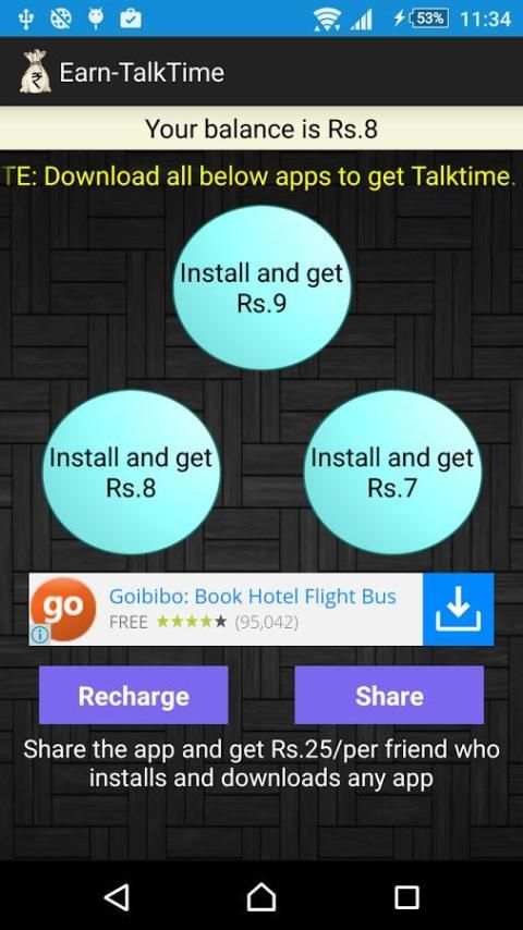 Earn TalkTime स्क्रीनशॉट 2