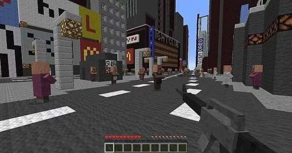 Gun Mod Minecraft Pe 0.15.0 2 تصوير الشاشة