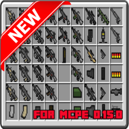 ikon Gun Mod Minecraft Pe 0.15.0