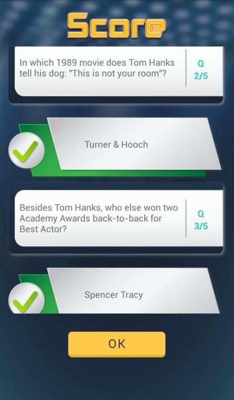 Tom Hanks Quiz screenshot 1