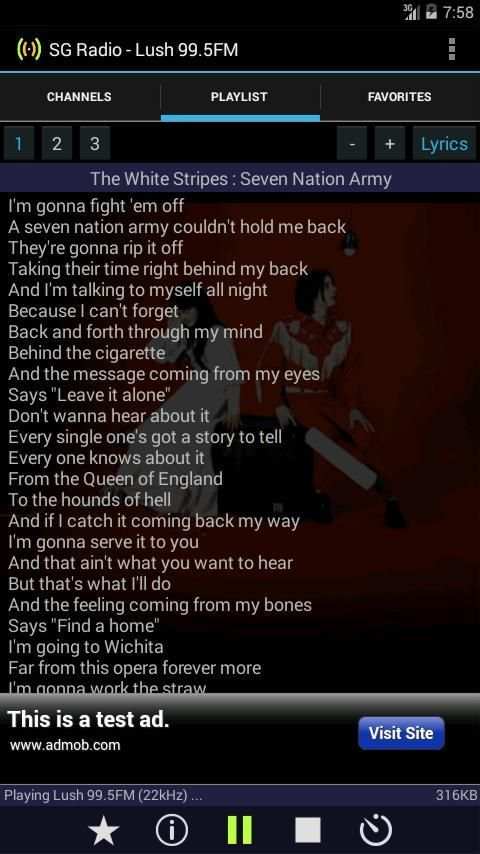 SG Radio screenshot 8