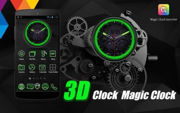 Magic Clock Launcher-Small screenshot 4