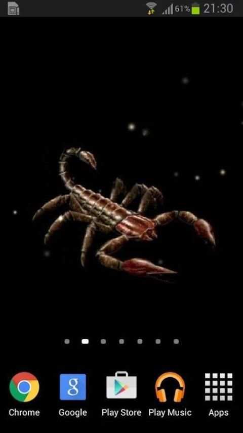 Scorpion Animated Wallpaper screenshot 3