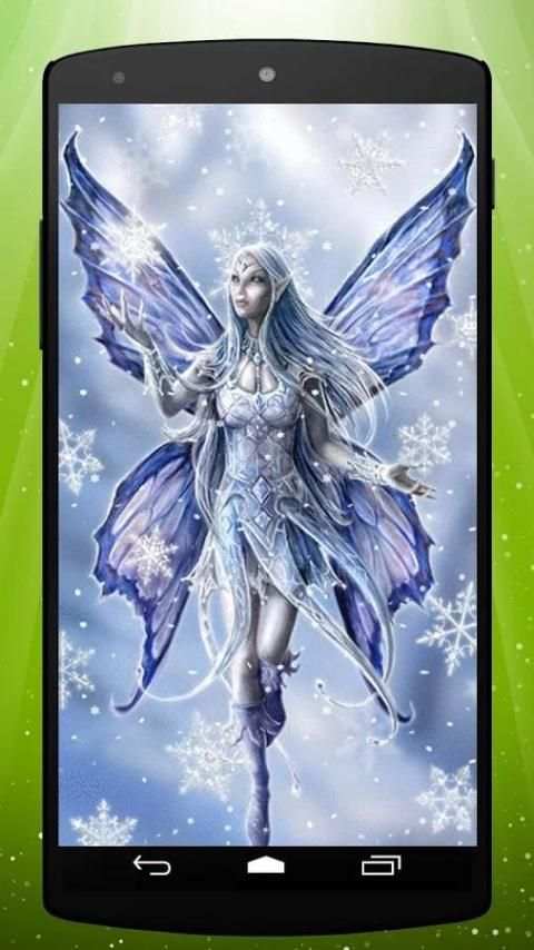 Snow Fairy Live Wallpaper स्क्रीनशॉट 2