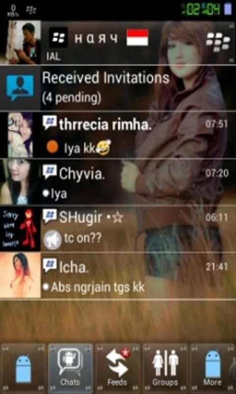Tema BBM® Transparan screenshot 2
