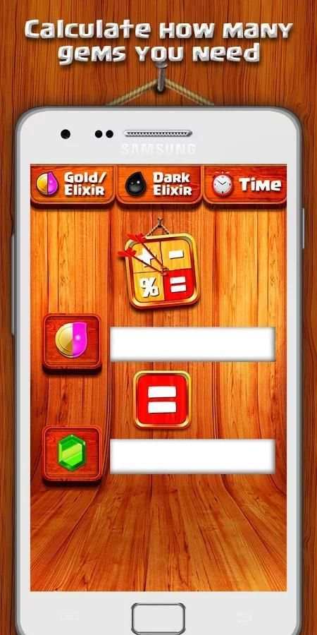 Calculator for Clash of Clans screenshot 2