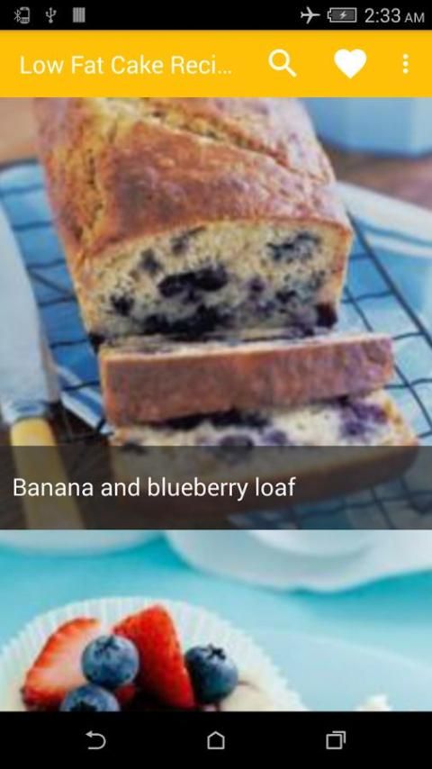Low Fat Cake Recipes скриншот 8