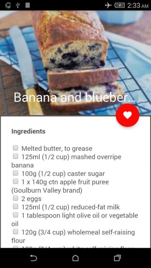 Low Fat Cake Recipes screenshot 7