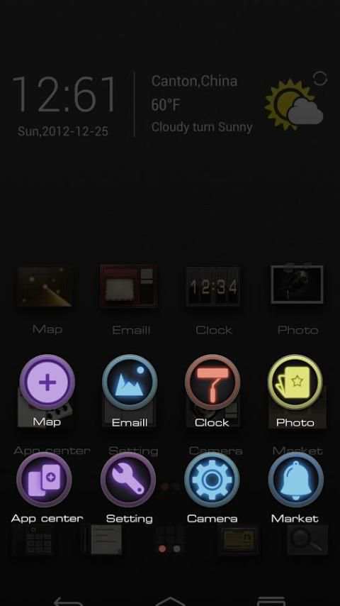 ModernRetro GO Launcher Theme screenshot 5