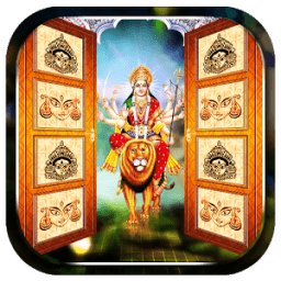 Durga Maa Door Lock Screen أيقونة