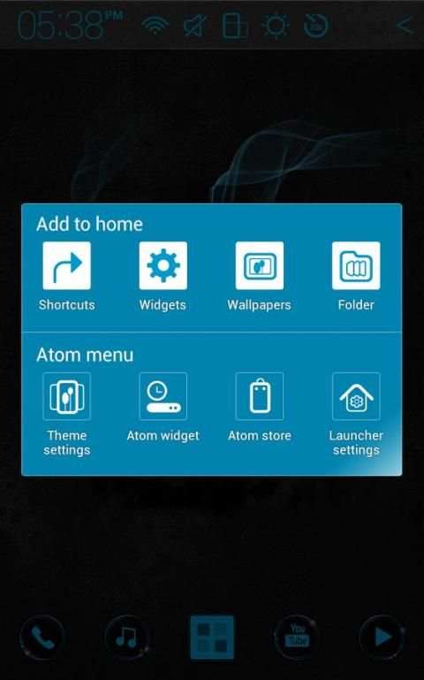 Wild Light Atom theme скриншот 1