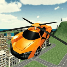 Flying Rescue Helicopter Car icon