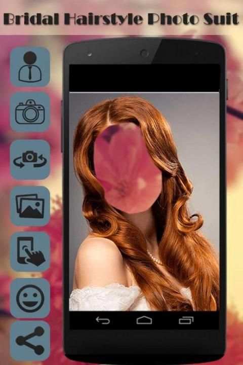 Bridal Hairstyle Photo Suit screenshot 1