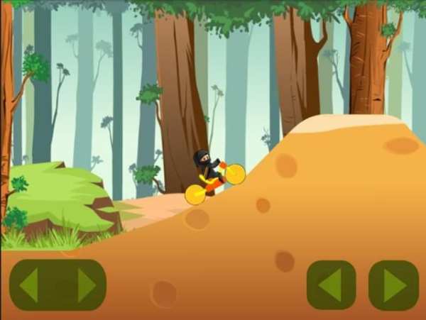 Ninja Stunts Jungle Bike Dash скриншот 3