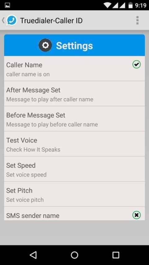 TrueCaller-Contacts info screenshot 1