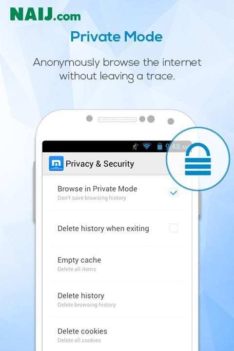 Naij Browser screenshot 2