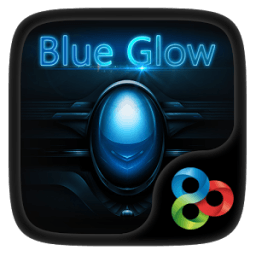 Blue Glow GO Launcher Theme أيقونة