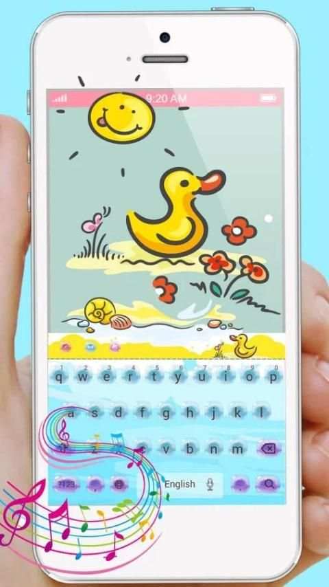 Drops Music Duck Keyboard स्क्रीनशॉट 1