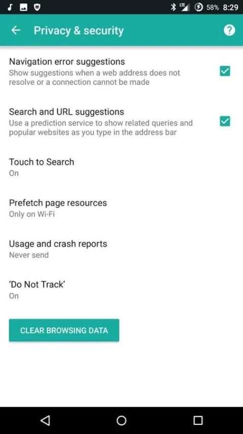 CAF Chromium screenshot 1