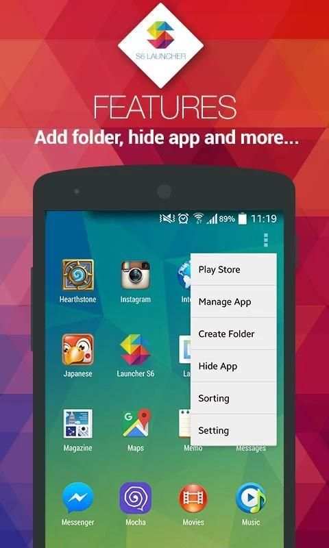 Touchwiz UI Launcher screenshot 3