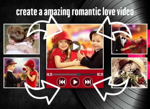 Love Video Maker with Music скриншот 3