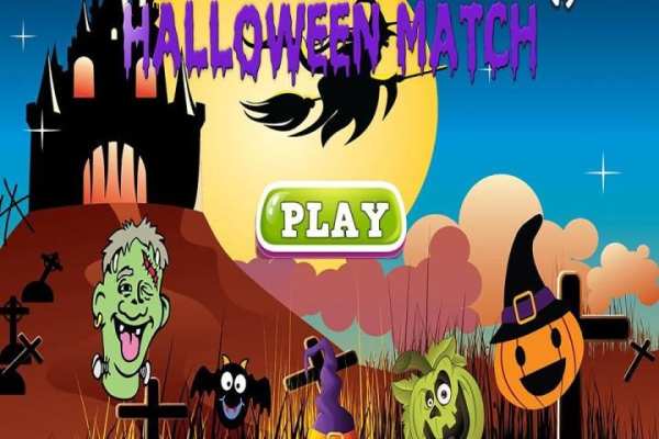 Happy Halloween Match GameKids скриншот 1