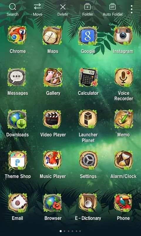 The Jungle Book Launcher theme screenshot 1