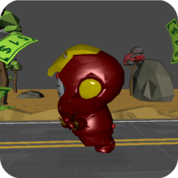 ikon 3D Iron Cat Man Run Game