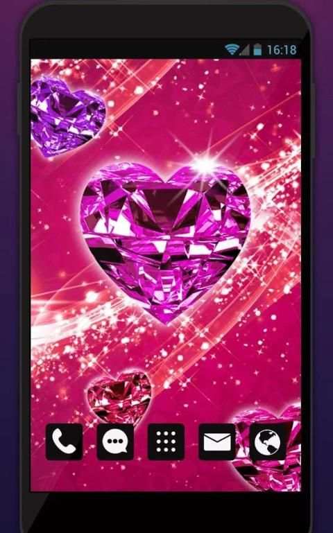 Diamond Heart Live Wallpaper screenshot 3
