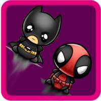 2 Hero Kid - Batman & DeadPool