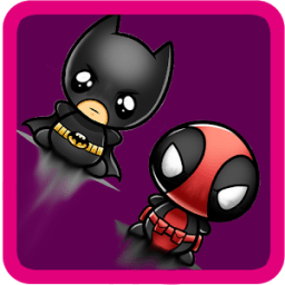2 Hero Kid - Batman &amp; DeadPool أيقونة
