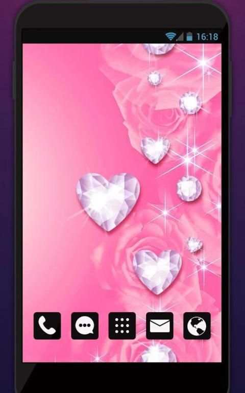 Diamond Heart Live Wallpaper screenshot 4