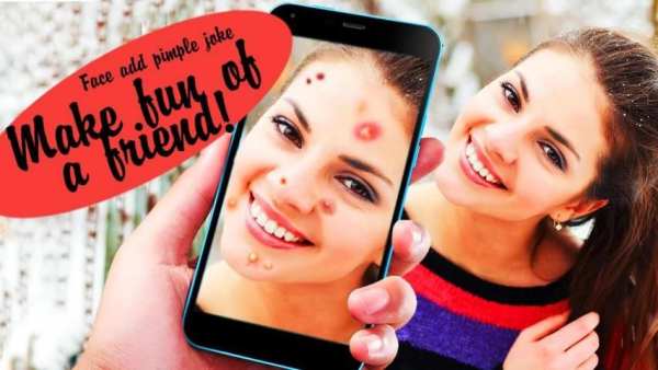 Face add pimple joke screenshot 2