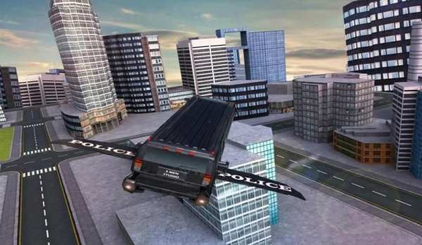 Free Limo Flying Car Simulator स्क्रीनशॉट 2