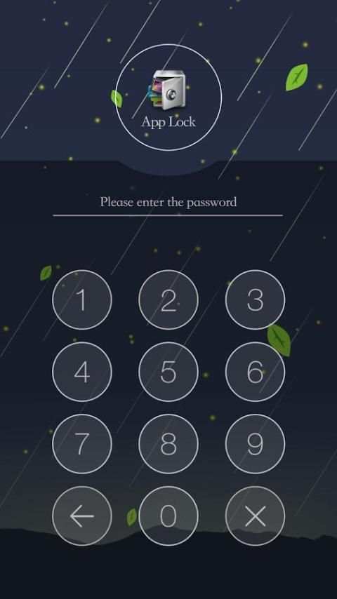 AppLock Theme RainDrop 3 تصوير الشاشة