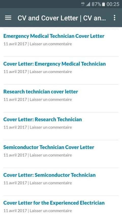 CV and Cover Letter screenshot 1